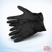 RBN Nylon Gloves Heavy Duty Black - Commercial Supply