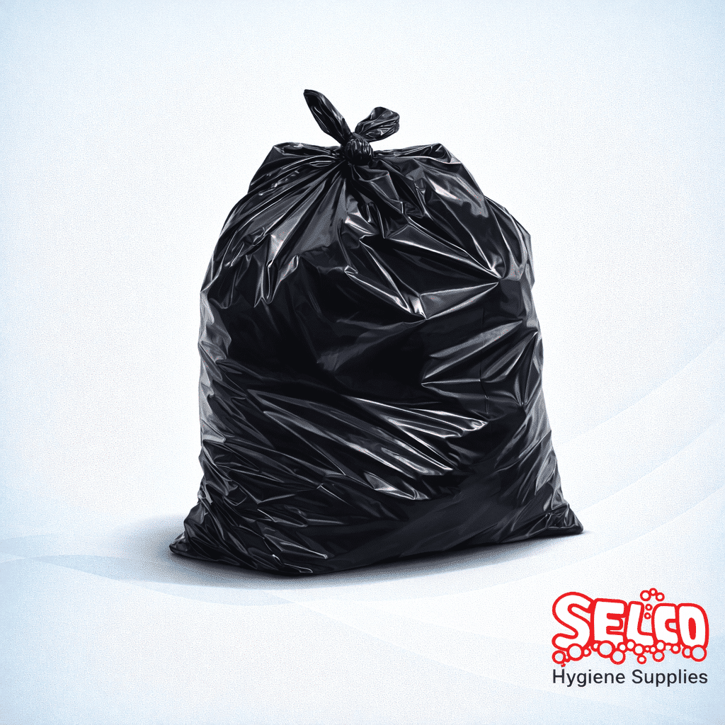 Clear Compactor Sack on Roll 29 x 38 x 40 - 4 Rolls - 25 bags - Image 2