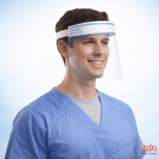 Face Shields- Transparent Reusable Face Shield Face Mask 2Pk