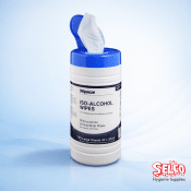 Alcohol Sanitising Wipes Tub 80%- Safe Clean - Commercial Supply