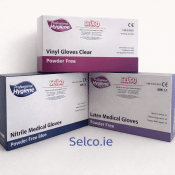 Alternative view of Vinyl Disposable Strong Healthcare Gloves 200 pack - clear