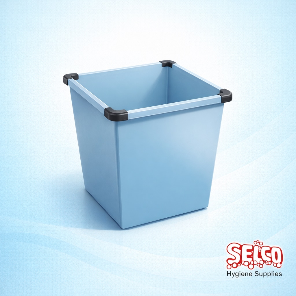Office Bin Small Metal - Office - Classroom Bin - Waste Management Supply