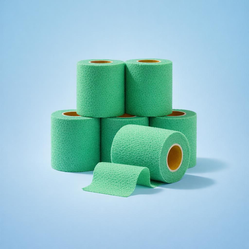 Sock Wrap - 7.5cm x 4.5m, Blue Cohesive - 10CM - First Aid Supply - Image 3