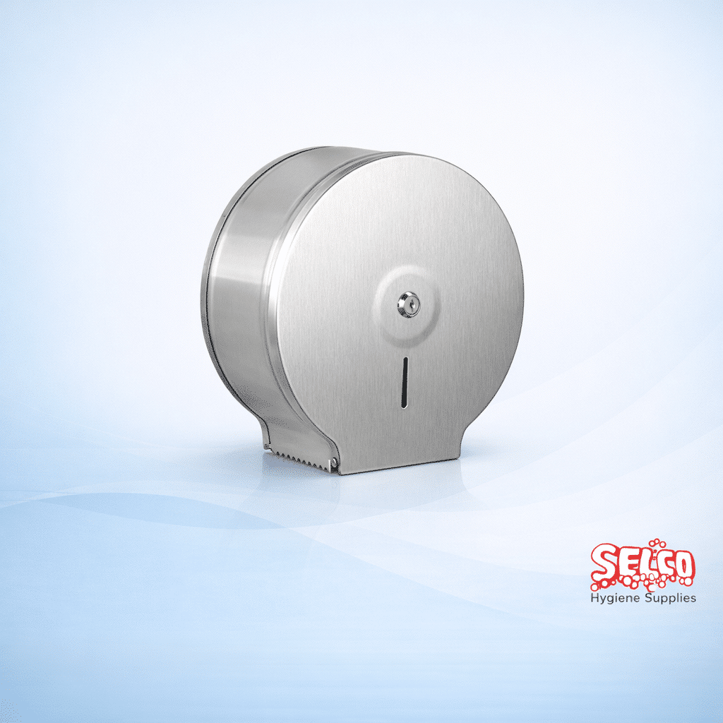 S/Steel Mini Jumbo Toilet Rolls Dispensers - 300 m - 220 mm