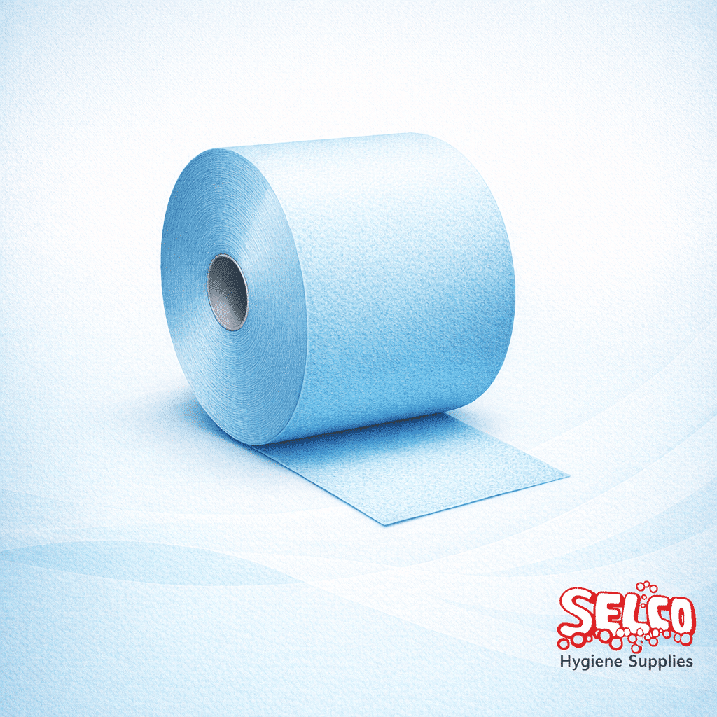 Strong Low Lint Wiper Blue - 2 Rolls - LINT FREE Advanced Cleaning Wiper