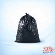Super Heavy Duty Black Bin Bags 26x44 - 200 Per Case - 26 x 44