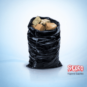 Rubble Sack, Super Heavy Duty - 550G - 100 per case - black