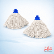 SYRSORB Frill Midi Looped Mop - Red - Janitorial Cleaning Tool