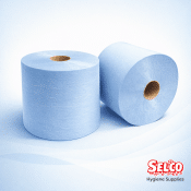 System Roll Hand Towel - Hand Towel Refill - Soft Blue - 6 rolls