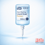 Tork Fragrance-Free Hand Wash Liquid Hand Soap S1 - 1 Litre