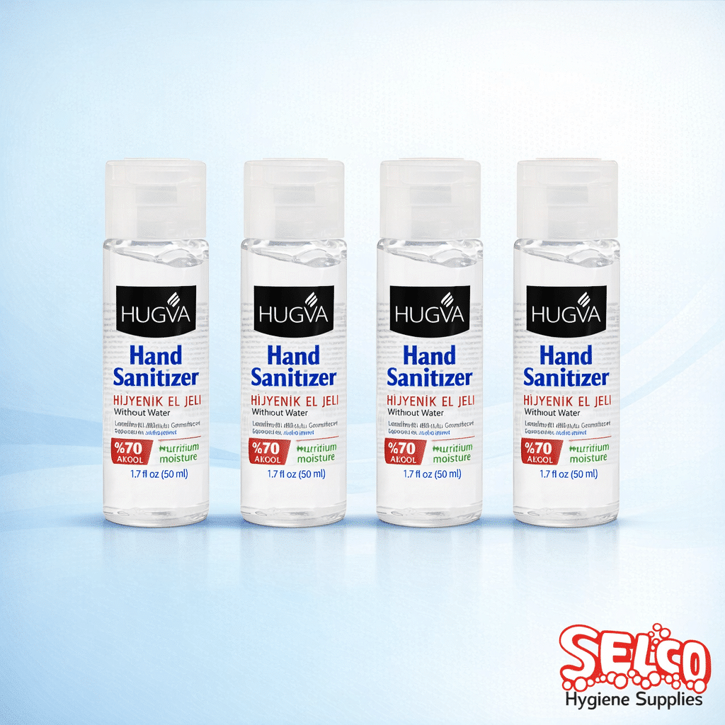 Travel Hand Sanitiser 50ml - Hand Gel Personal Use - 3 Pack