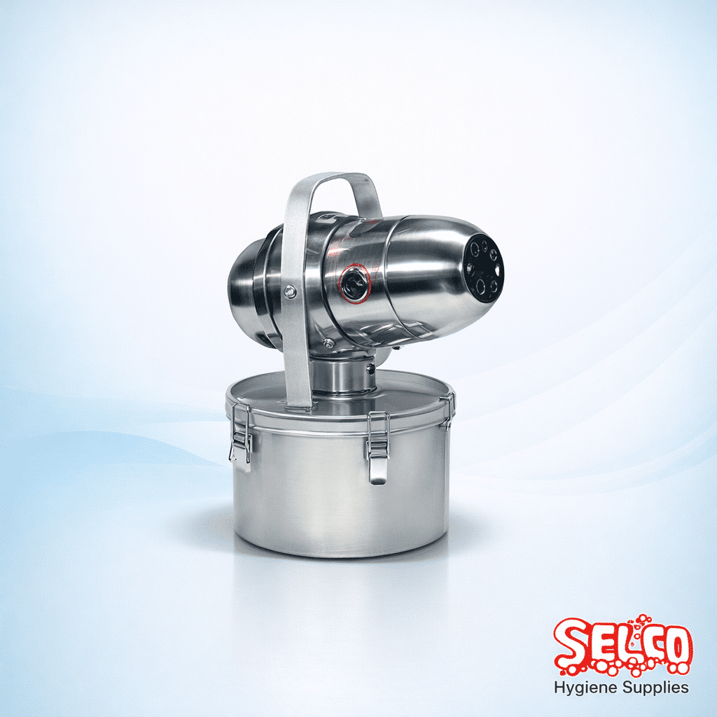Tri-Jet Fogger System at Selco - Total Sanitiser - Commercial Supply