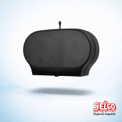 Twin Toilet Roll Dispenser - 2 Roll Holder Jumbo Toilet Tissue