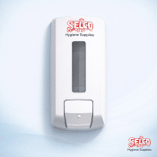 Wall soap sanitiser dispenser white 1.1lt - 1 litre