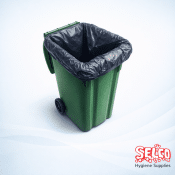 Super Strong Wheelie Bin Bag 46x54 - 320G - 100 per case - Black
