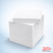 White 2 Ply 33 x 33 Serviettes - 33 cm - 2000 per case - Packed 2000 per case