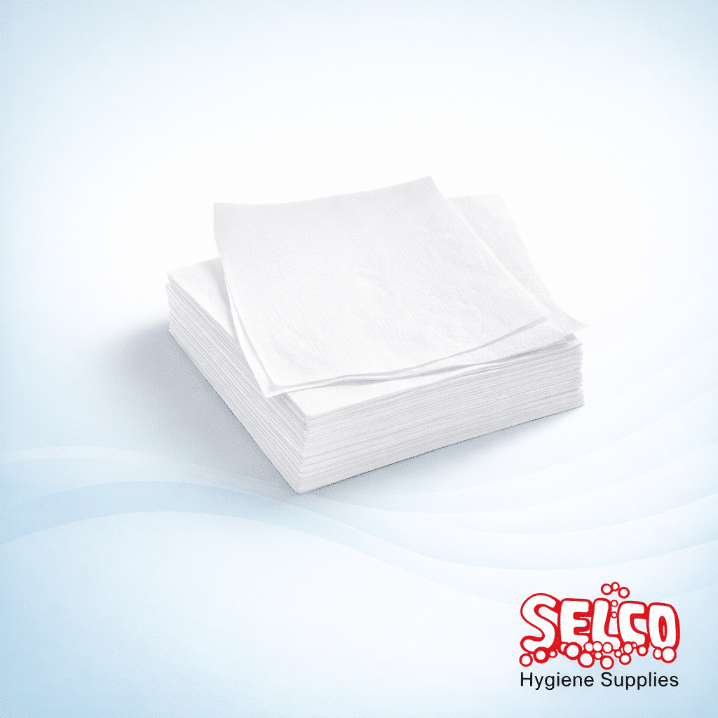 1/4 Fold Napkin 2Ply White 2000 Per Case - 40 x 40 - 2 ply