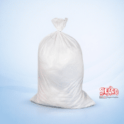 White Bin Liners - 500 per case - Commercial Supply