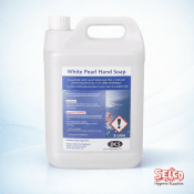 Antibacterial Hand Soap- White Pearl-4x5L - FREE Refill Soap Dispenser