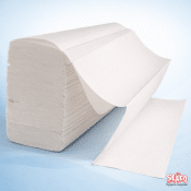 Inter Z Fold Hand Towels 2ply White - Extract One Sheet Paper Towel