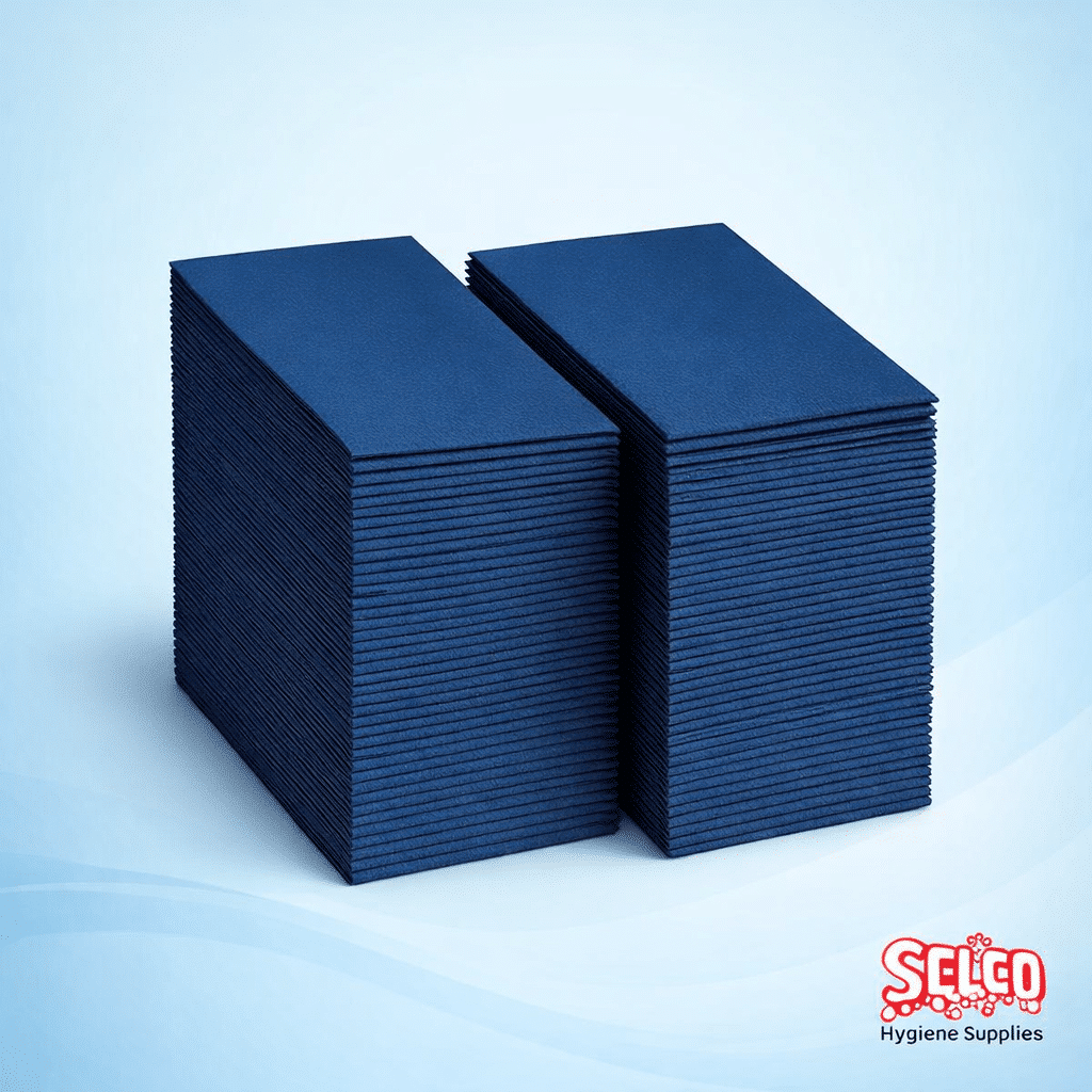 Z-Fold Hand Towels Blue - Interfold Towels-Xpress - 3000 per case